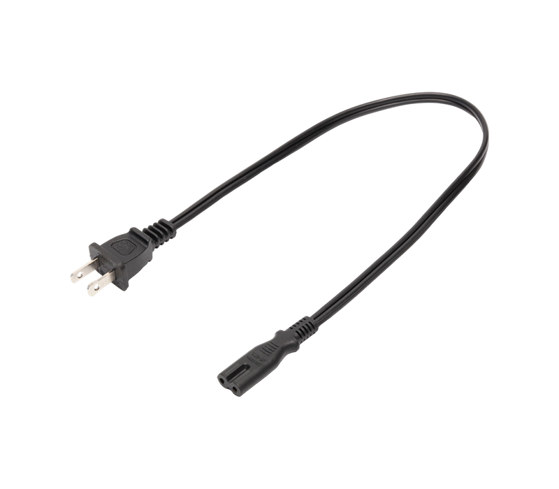 JT-2+ST2/FY-ST2 10A 125V ปลั๊กมาตรฐานอเมริกันสองพินพร้อมขั้วต่อ IEC C7