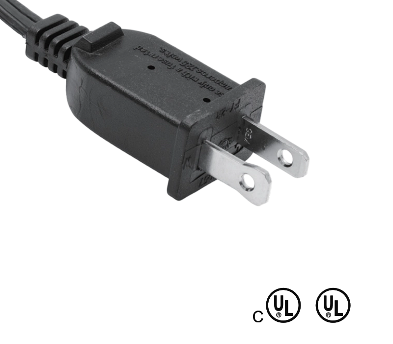 FY-2R 13A 125V ปลั๊กมาตรฐานอเมริกันสองพินพร้อมฟิวส์
