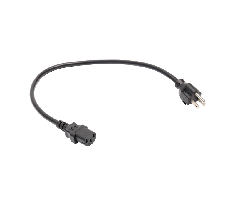 JT-3K+JT-ST3 15A 125V ปลั๊กมาตรฐาน US สามพินพร้อมแคลมป์สายเคเบิลและขั้วต่อ IEC C13