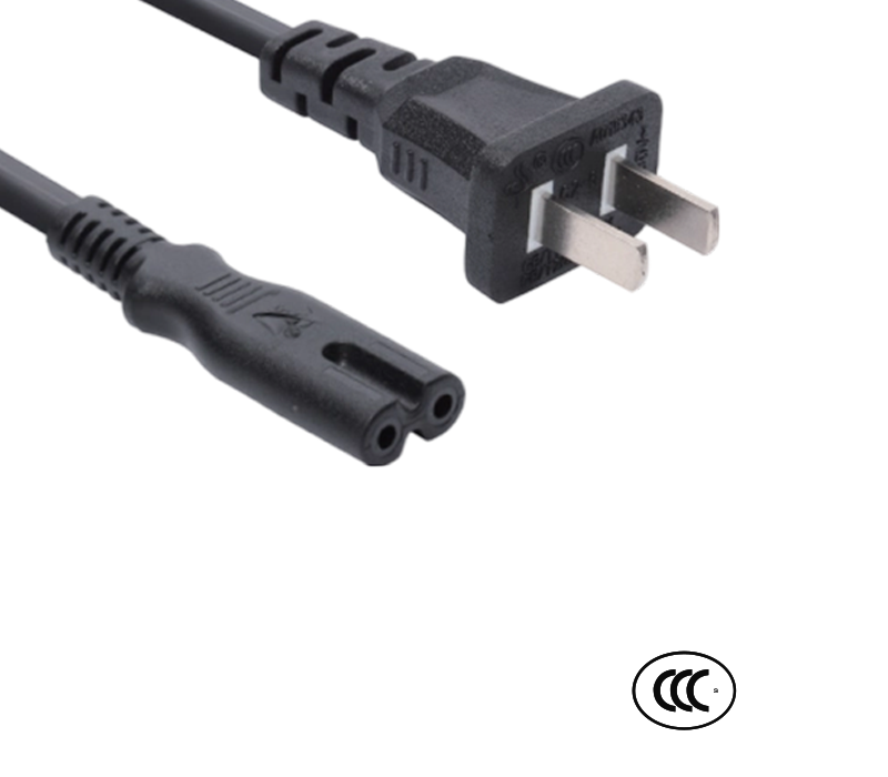 C2-6/10+ST2 10A 250V ปลั๊กมาตรฐานจีนสองพินพร้อมขั้วต่อ IEC C7