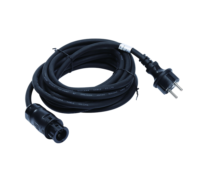 สายไฟพลังงานแสงอาทิตย์ปลั๊กมาตรฐานยุโรป, ขั้วต่อไฟฟ้า 3 พิน, 16A AC 250V