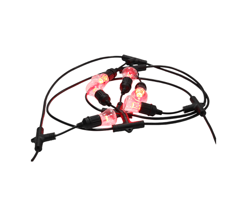 แถบไฟ LED RGB JD-RGB-B พร้อมปลั๊กสองพินมาตรฐานของสหรัฐอเมริกาและการรับรอง ETL